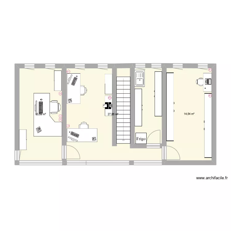 PLAN ARGOS ETAGE. Plan de 