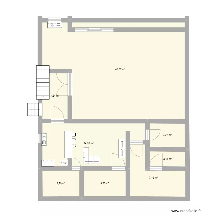 maisson famil. Plan de 