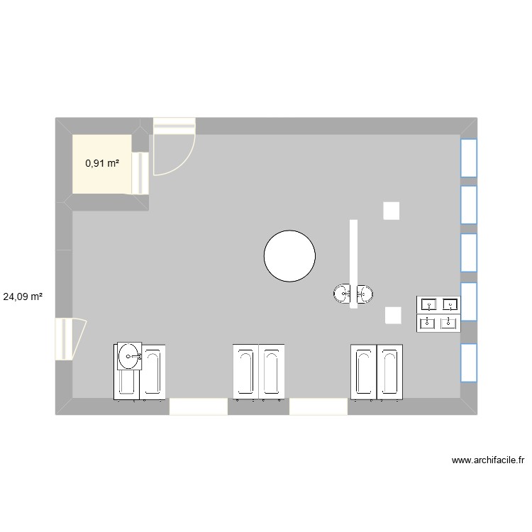 salle 305. Plan de 0 pièce et 0 m2