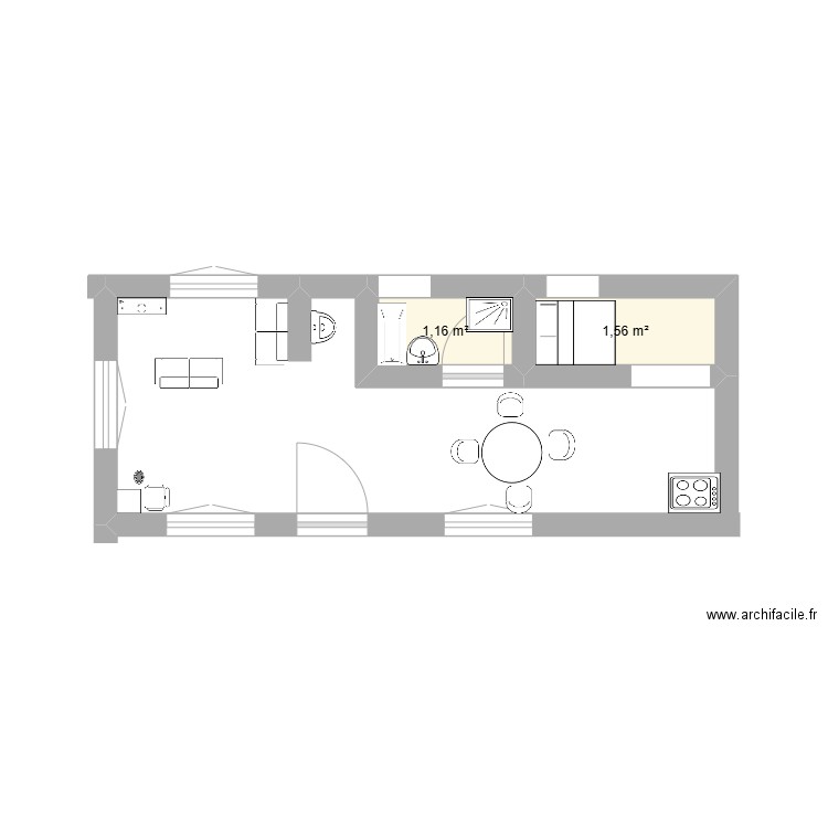 riaume cosnac. Plan de 0 pièce et 0 m2