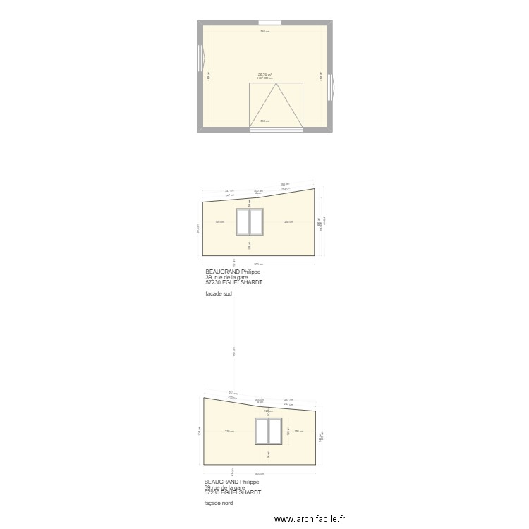 garage 2. Plan de 0 pièce et 0 m2