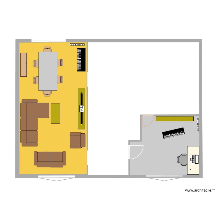 maison 1er étage. Plan de 0 pièce et 0 m2
