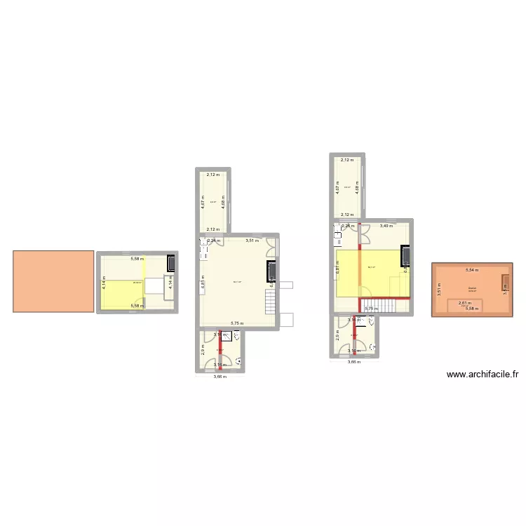 Rc6test2. Plan de 9  et 162 m²