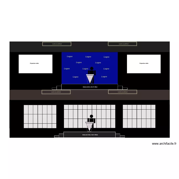 vue de face Ampersand2. Plan de 