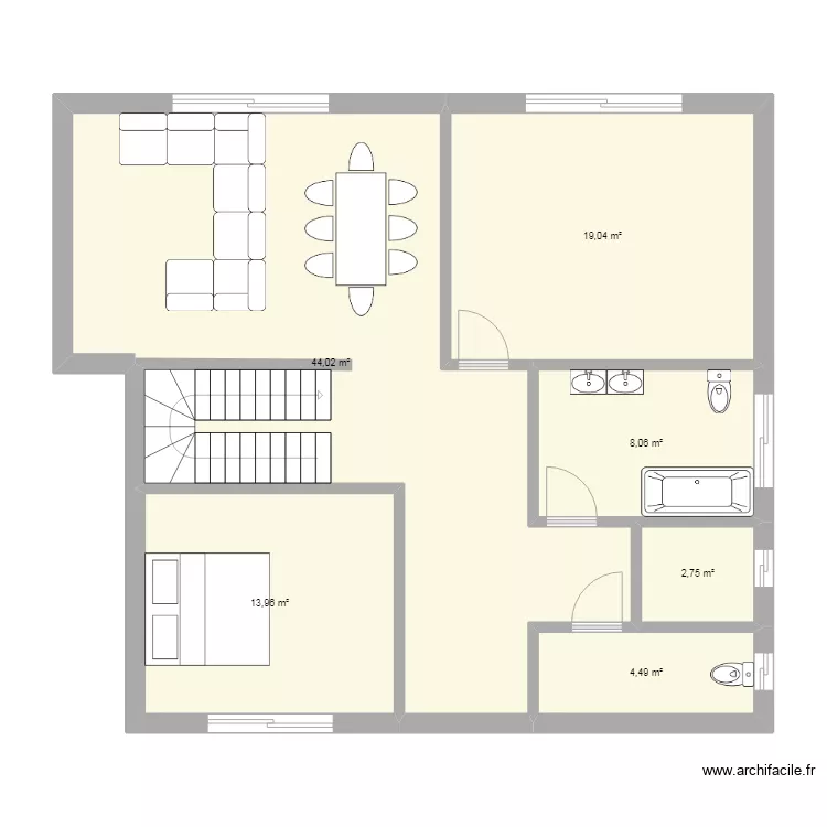 duplex2. Plan de 