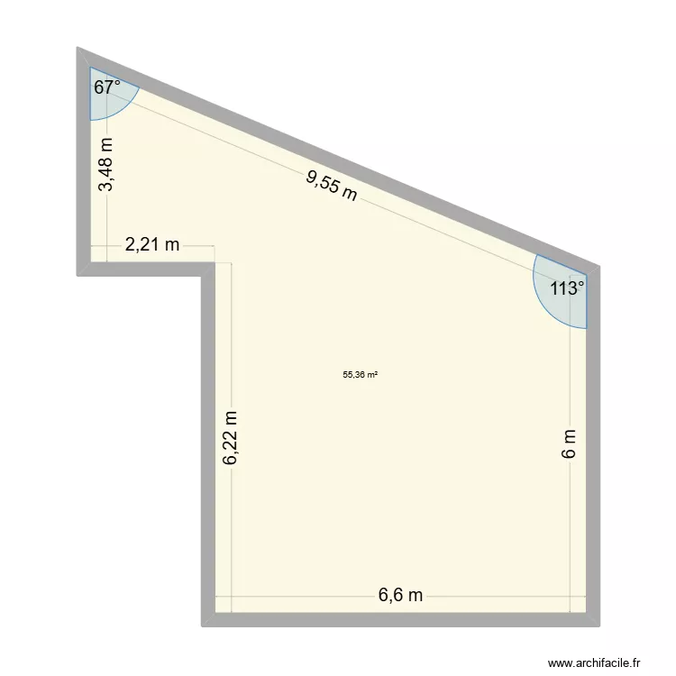 ESSAI GARAGE. Plan de 1 et 55 m² ESSAI GARAGE. Plan de 1 et 55 m²