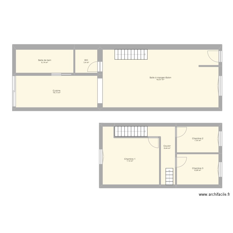 Melle LAMBERT. Plan de 0 pièce et 0 m2