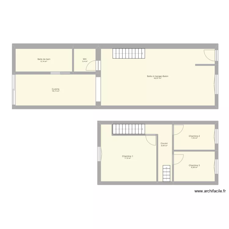 Melle LAMBERT. Plan de 