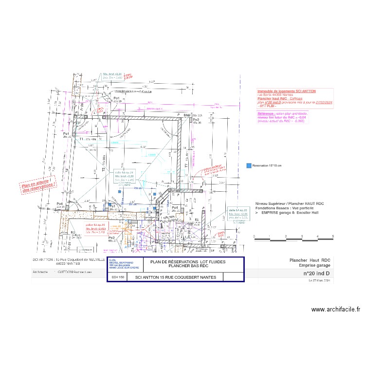 ANTTON RESERVATION PLANCHER BAS RDC  . Plan de 0 pièce et 0 m2