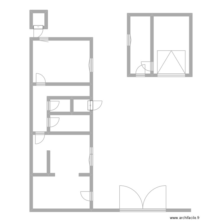 EP Loire_BIET. Plan de 9 pièces et 90 m2