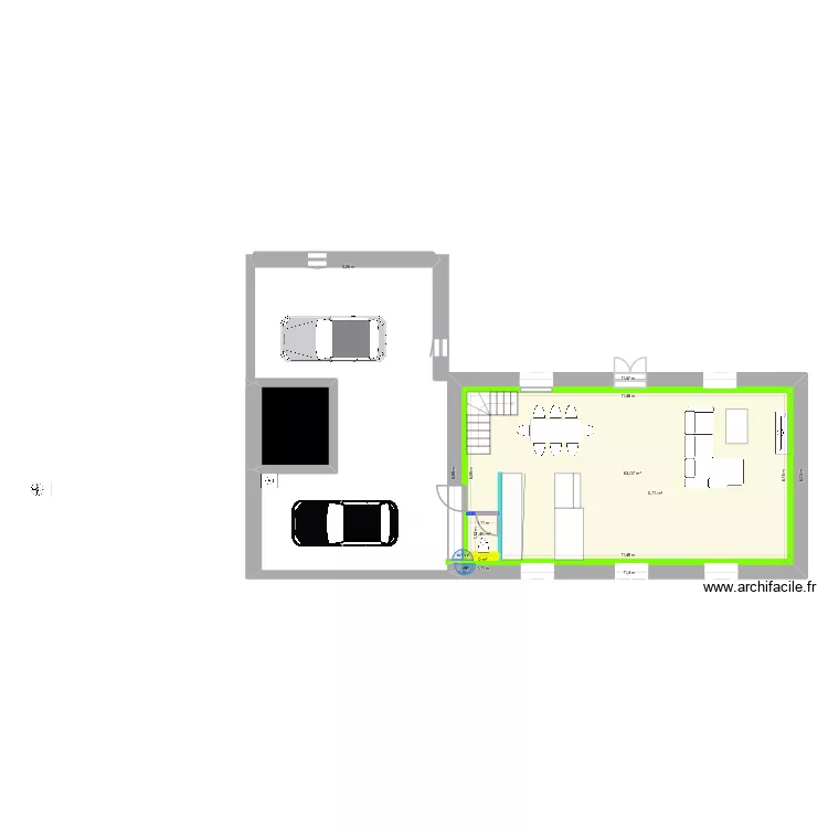 RDC mai 2025. Plan de 8  et 140 m²