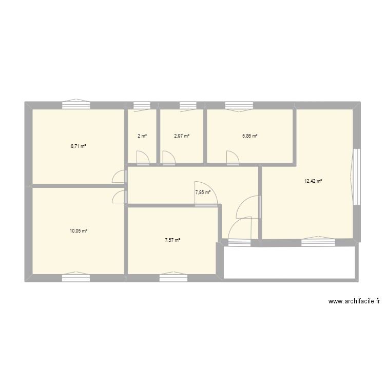 MARSINIAK GUE D'HOSSUS. Plan de 0 pièce et 0 m2
