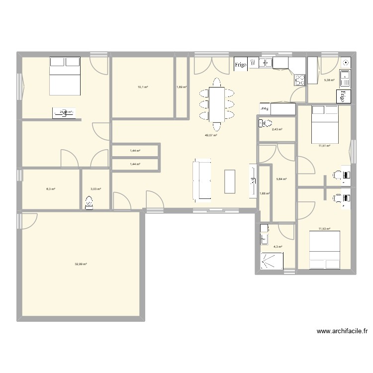 Plan Maison. Plan de 0 pièce et 0 m2