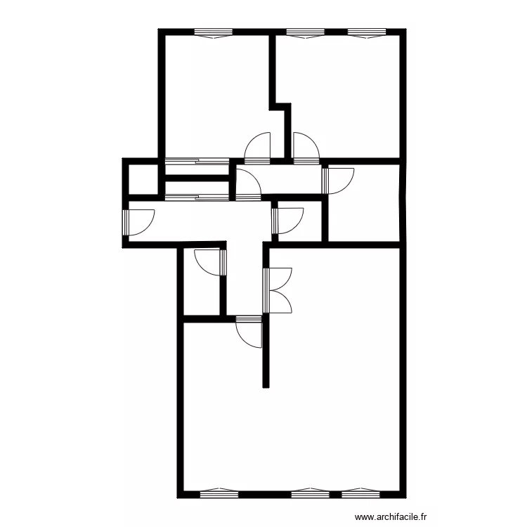 Mathieu appt 8. Plan de 19  et 174 m²