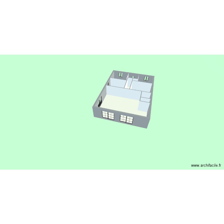 BENTAIEB. Plan de 9 pièces et 123 m2