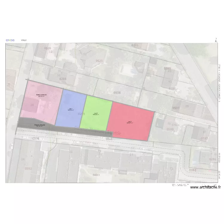vieux ch de grenade. Plan de 5 et 3123 m² vieux ch de grenade. Plan de 5 et 3123 m²