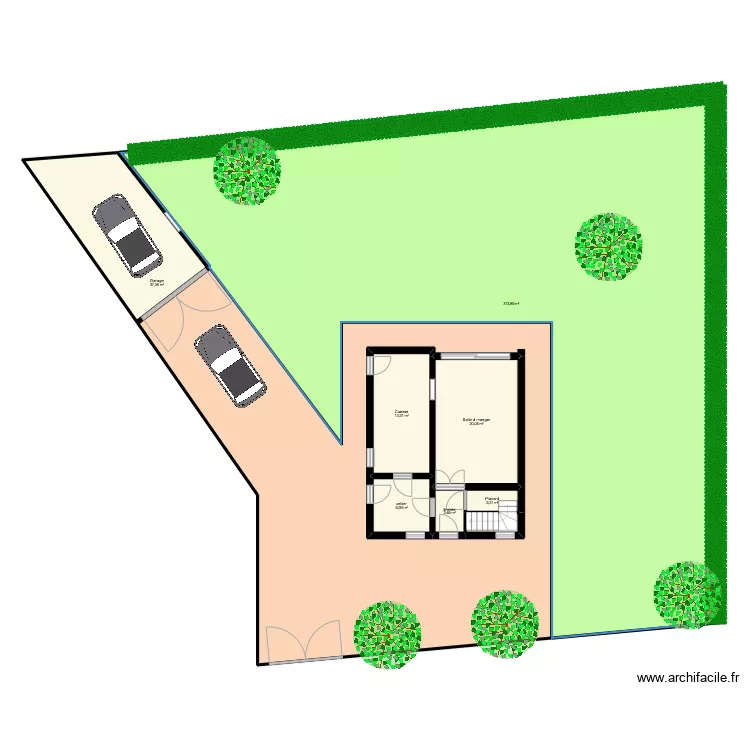 CONCHOU pressoir. Plan de 