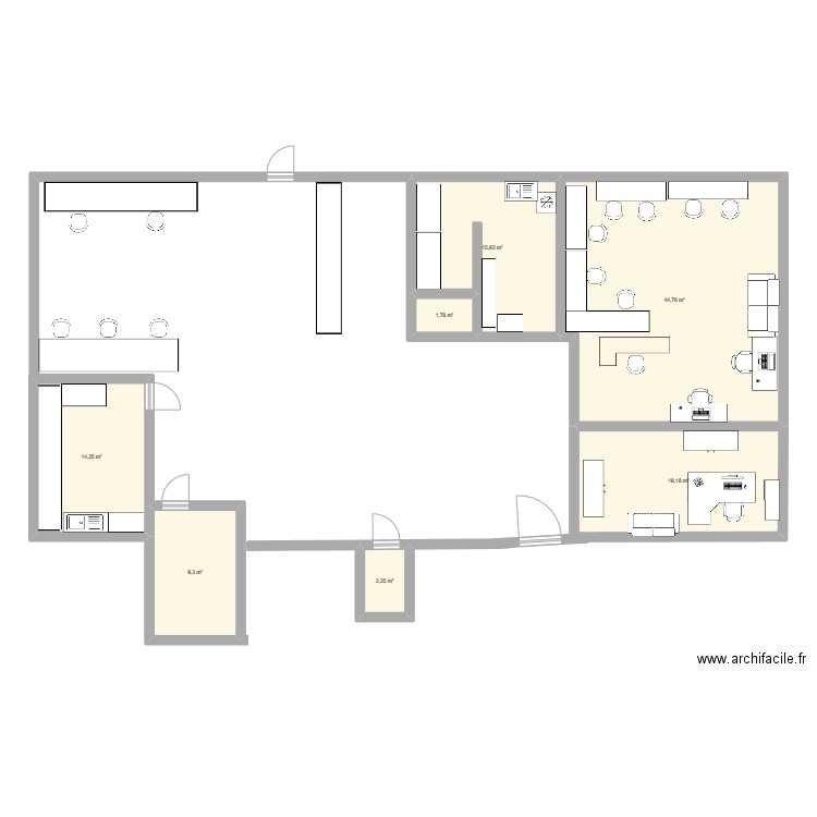 labo fixe. Plan de 0 pièce et 0 m2