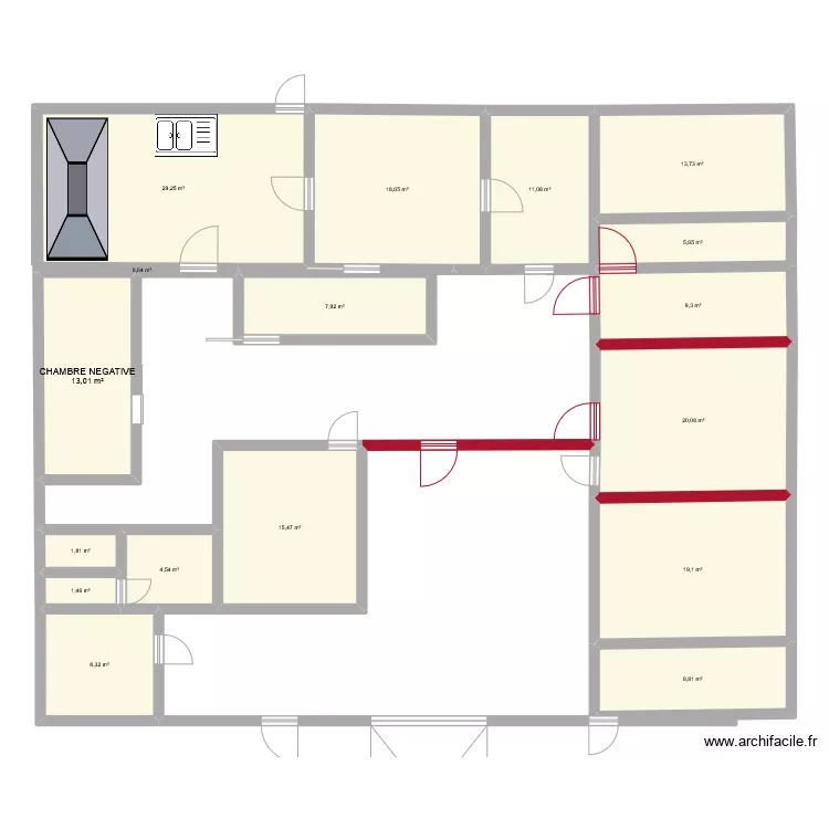 TURBINNE A SAVEUR. Plan de 