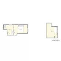 plan d'aménagement Bureau/ Chambre / Dressing