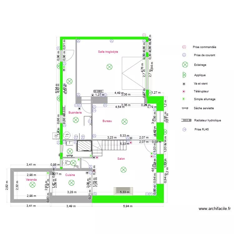 YOANN JOUANNO ELECTRICITE. Plan de YOANN JOUANNO ELECTRICITE. Plan de