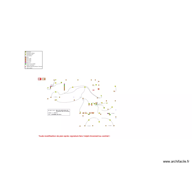 Plan ELEC. PHILIPPART. Plan de 