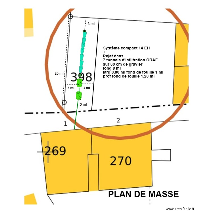 indivision Vidal. Plan de 0 pièce et 0 m2