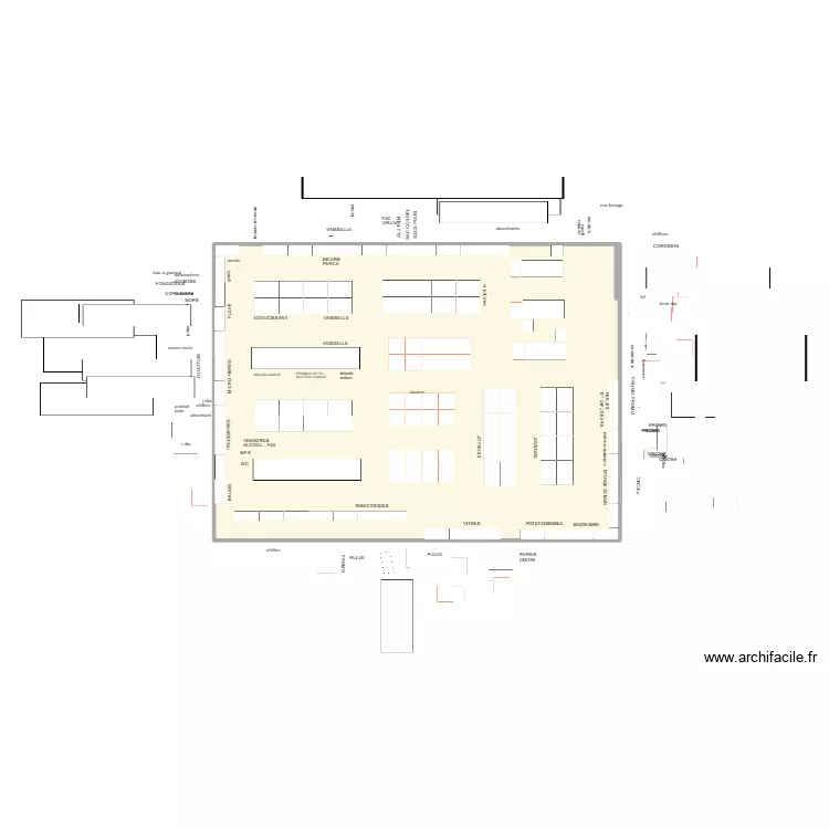MAG 3.7. Plan de 1  et 281 m²