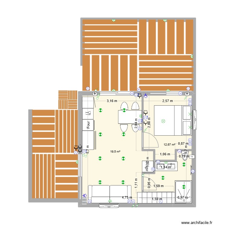 Plan Elec. Plan de 0 pièce et 0 m2