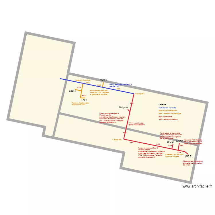 M. GOUNON (UCHAUX). Plan de 
