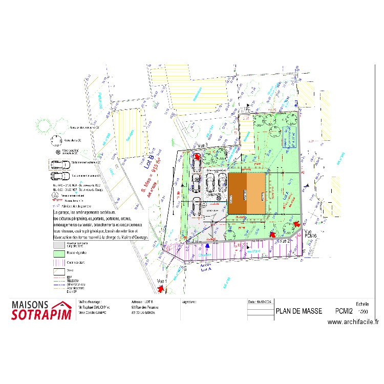 Clôture. Plan de 0 pièce et 0 m2