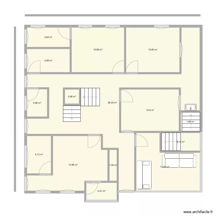 MAISON BIKONDO ETAGE1. Plan de 
