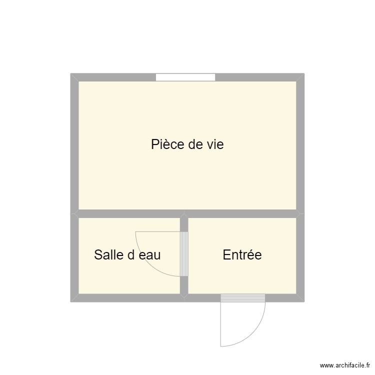 PLAN 240227 LE SAOUT - n°5. Plan de 3 pièces et 8 m2