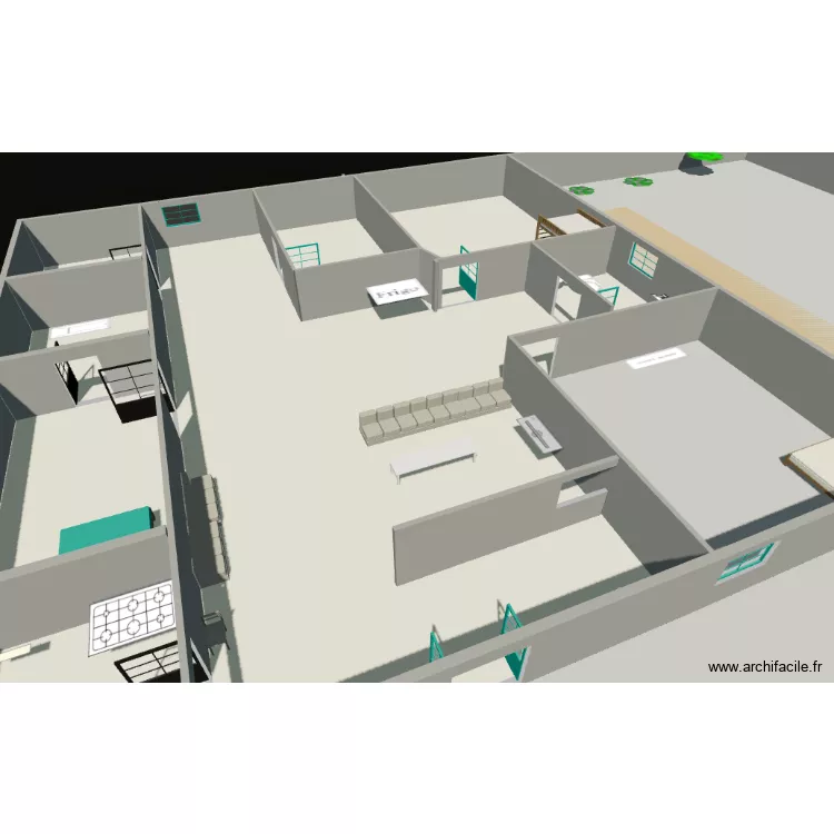 sam. Plan de 4  et 1775 m²