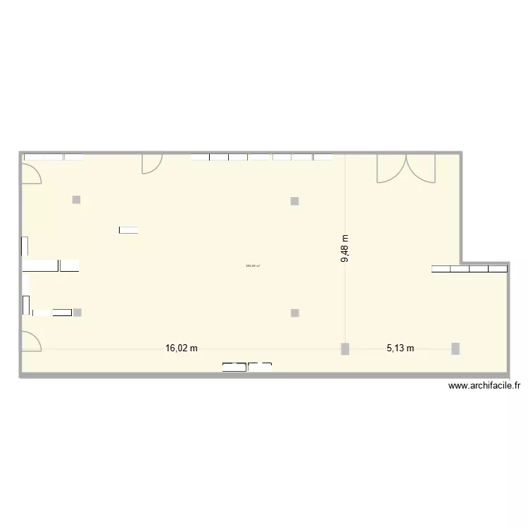 CDI 27. Plan de 1 et 254 m² CDI 27. Plan de 1 et 254 m²