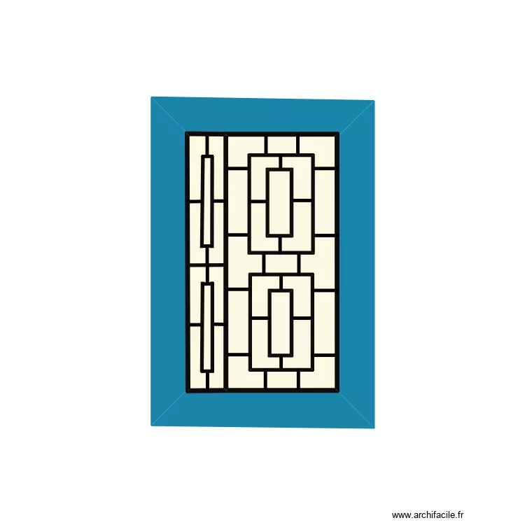 porte 2250x1300mm. Plan de 