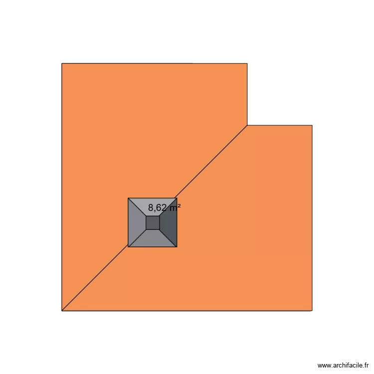 plan b. Plan de 1  et 9 m²