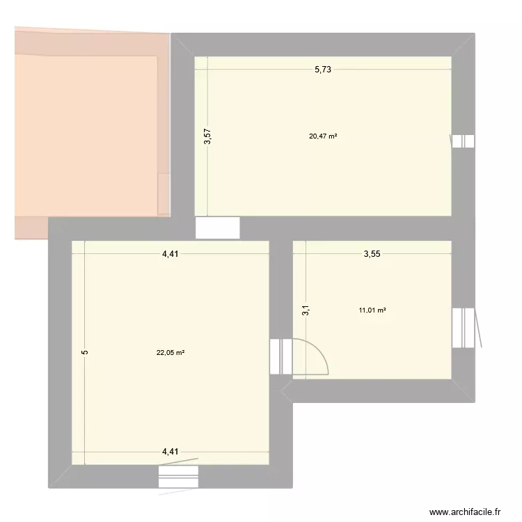 MAISON 2. Plan de 15 Pièces et 242 m²