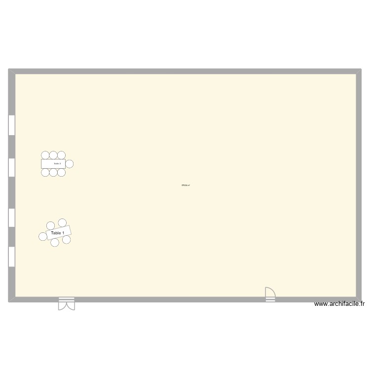 salle de marriage. Plan de 0 pièce et 0 m2