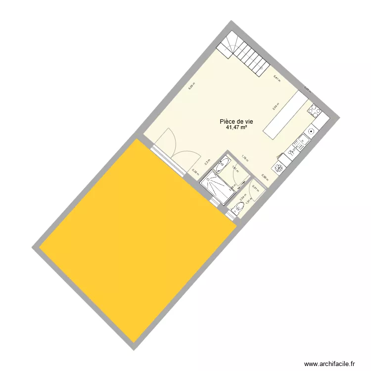 FABRE &icirc;le de r&eacute;. Plan de 