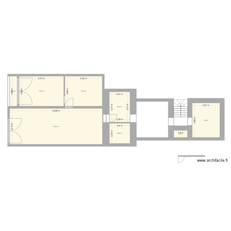 VP JLM 202506. Plan de 8 pièces et 109 m2