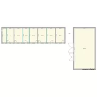 corps de ferme avec nouvelle cloisons et grange