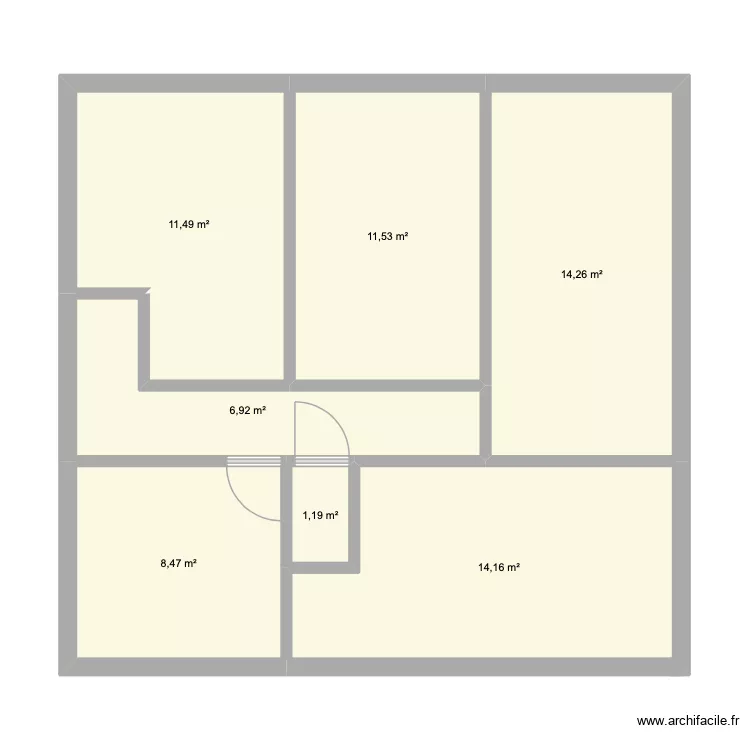 Trebes. Plan de 7 et 68 m² Trebes. Plan de 7 et 68 m²