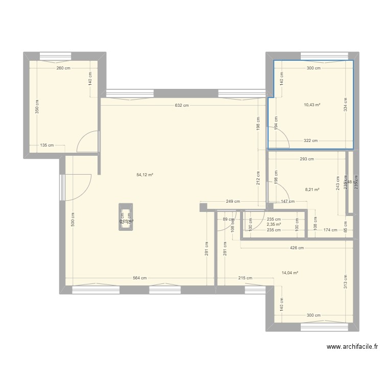 appart GABY 2ème proposition nico 12/05/24. Plan de 0 pièce et 0 m2