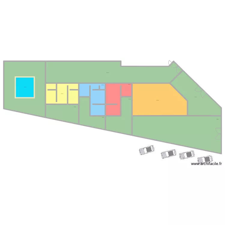 appart 1810D. Plan de 