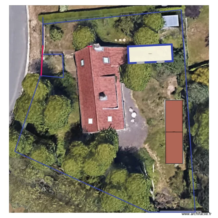 Aanbouw en Tuinhuis V2. Plan de 