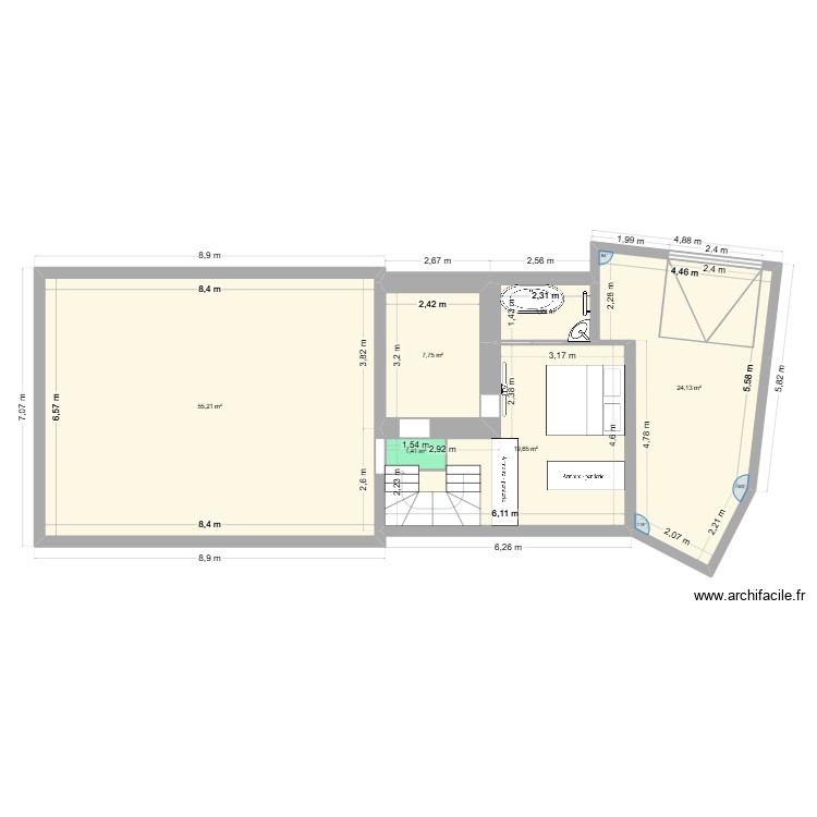 new projet. Plan de 0 pièce et 0 m2