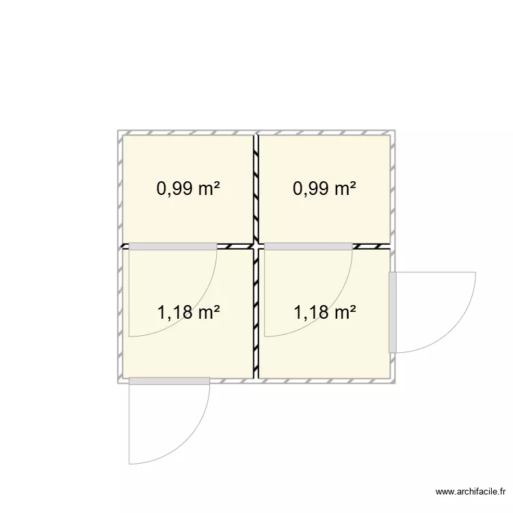 chantier catana 2 . Plan de 