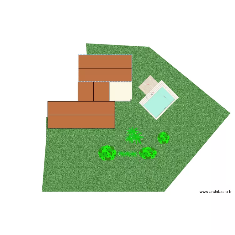 PISCINE 6x4 demande permis. Plan de 