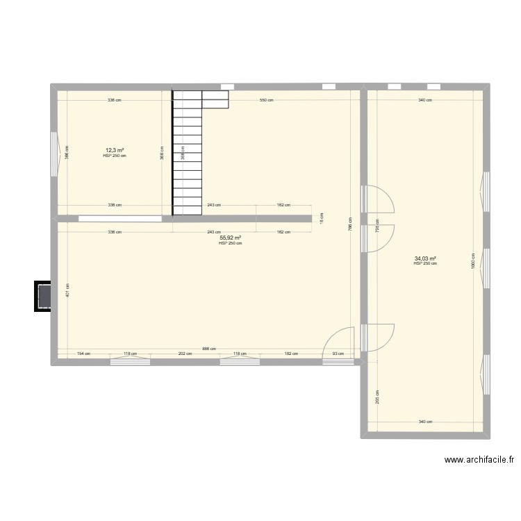 démolition maison PAU RDC version 23/12. Plan de 0 pièce et 0 m2